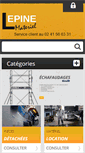 Mobile Screenshot of lepine-materiel.com